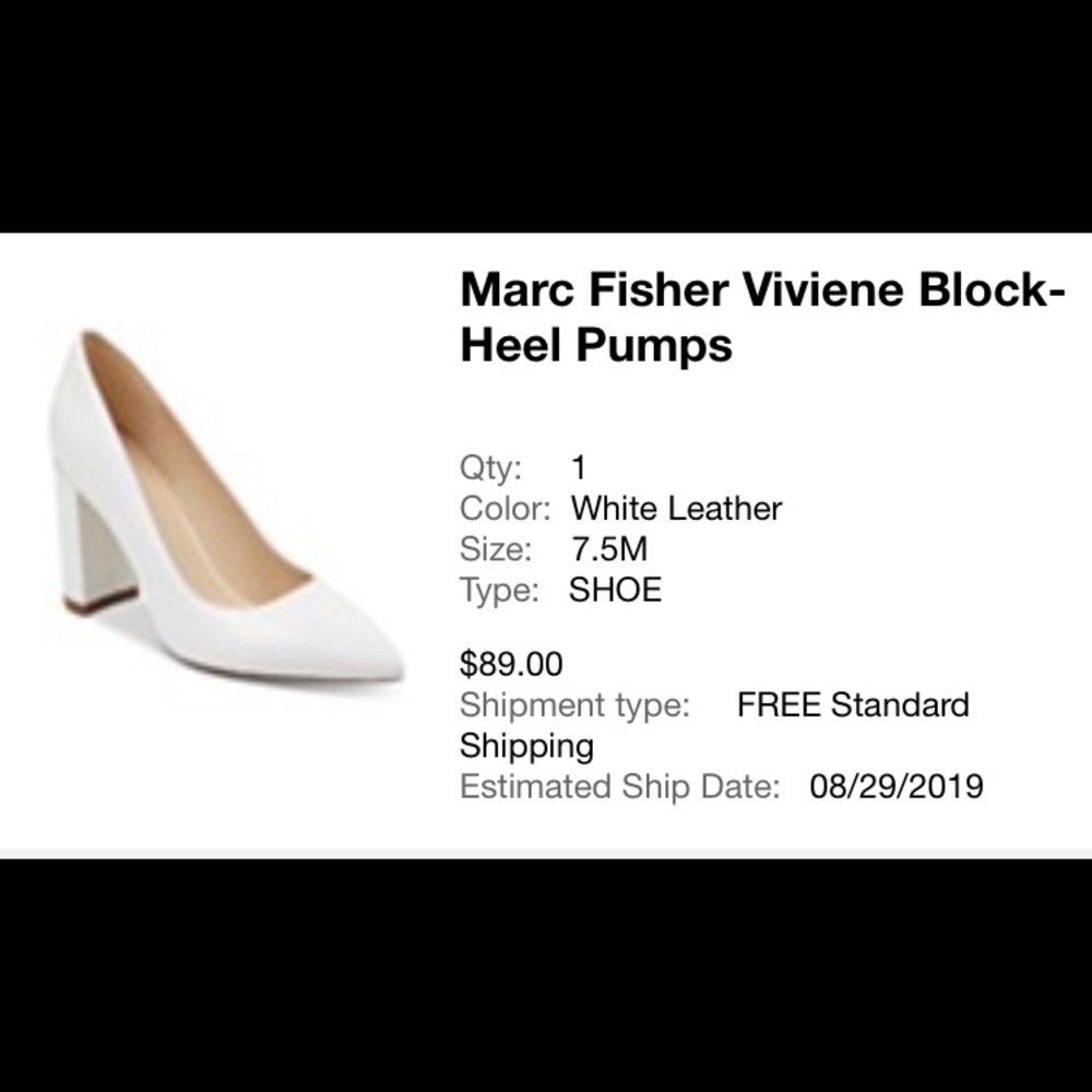 Mark Fisher Viviene block heel pump
